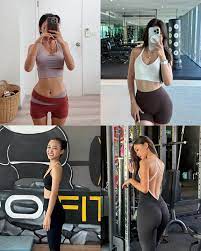 Thai women at fitness gym - healthy lifestyle